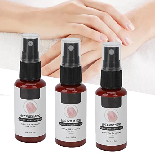 3Pcs Nail Cuticle Softener Spray, Cuticle Removing Fluids To Remove Dead Skin, Manicure Pedicure Art Accessory For Home Salon Women And Men (30Ml/Per Bottle) #TOP7