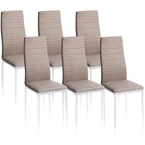 HomeSouth Pack 6 Sillas Tapizadas Yuri Cover