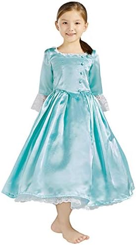 Yejue Royal Colonial Girl Child Princess Costume Hamilton Show Cosplay Medieval Victorian Stage Dress