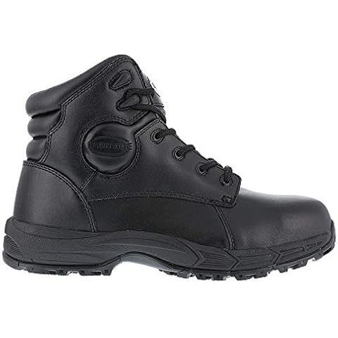 Iron Age Ground Finish Ia5150 Men's Steel Toe Work Boot Black - 10.5 Medium Cover