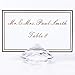 AiFanS Place Card Holders,Table Place Card Holder,Name Place Card Holder,Place Card Holder Stand for Weddings,4cm Clear Set of 12