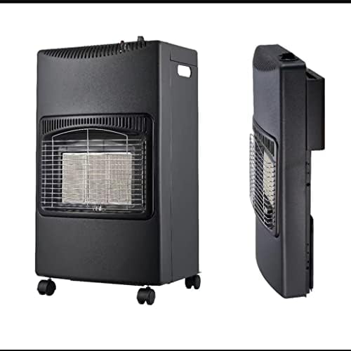 Portable Gas Heater - 4.2KW Indoor Heater with Oxygen Depletion Sensor & 3 Heating Settings - Butane Gas Heater with Caster Wheels, - For Home, Office, Shed, Garage, Workshop