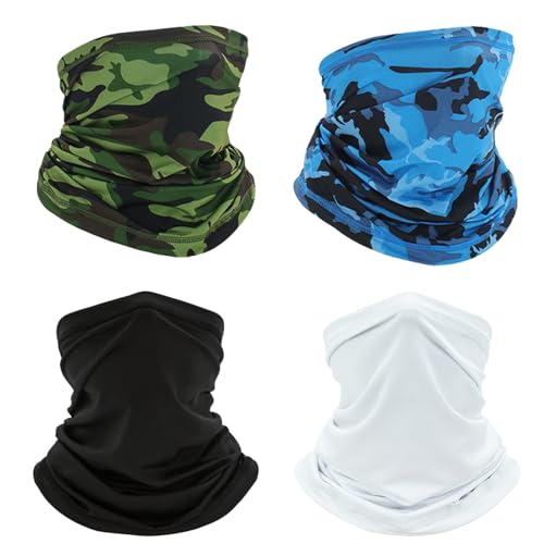Ezovino Neck Gaiter Face Mask,Sun Cooling Scarf,Balaclava Bandana Cover for Men Women
