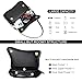 KKXIU Shoulder Bag for Women Small Clutch Purses Cute Hobo Handbag Trendy Underarm Bag-Black