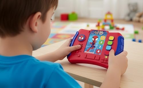 Spidey and His Amazing Friends Play and Learn Web-Ster with Preschool Games, Toddler Toys Designed for Fans of Spidey Toys — view 3