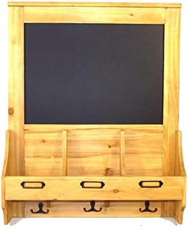 Geko 47 x 10 x 59 cm Chalkboard with Hooks and Post Space