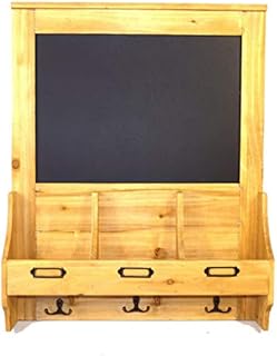 Geko 47 x 10 x 59 cm Chalkboard with Hooks and Post Space