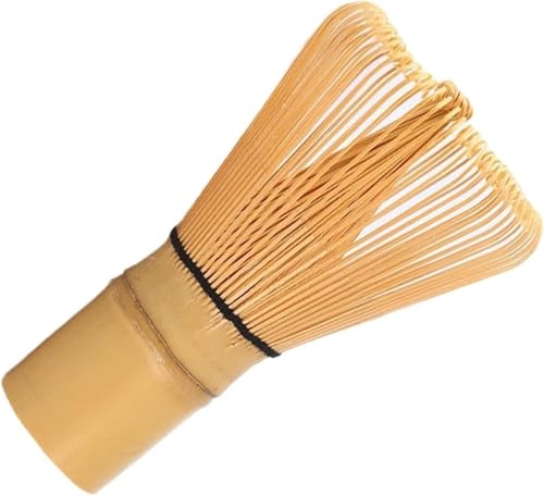 Chasen Matcha - Batidor de bambú natural de bambú tradicional de 100 palos, Chasen Matcha - Kit de inicio tradicional - Matcha Whisk, Matcha - Accesorio para cepillo de polvo matcha