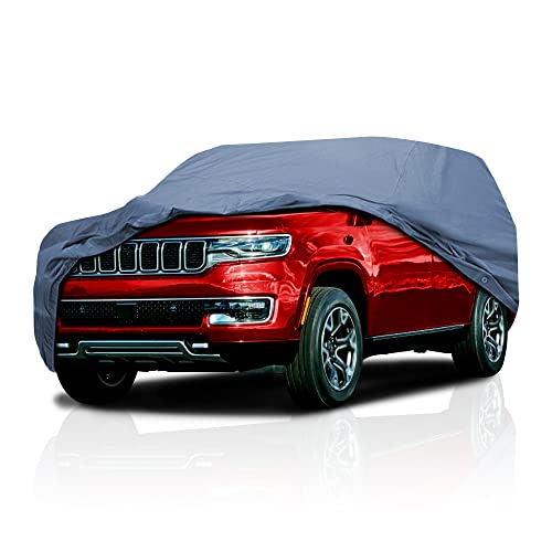 DaShield Ultimum Series SUV Car Cover for Jeep Grand Cherokee SRT-8 2006-2013 SUV 4-Door All Weather Protection Semi Custom Fit Waterproof Dust, Sun, Snow, Rain Protection Indoor Outdoor