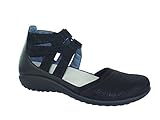 NAOT Women's Lace-up Kata Shoe Black Lthr Combo 11 M US