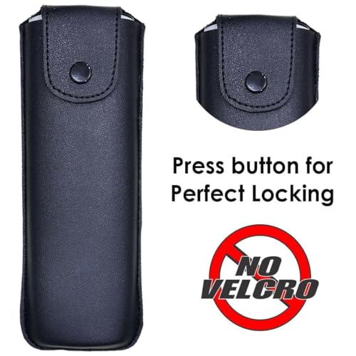 Image of Zaoma Protective Case PU Leather Cover Holder Compatible for AC Remote Model No:. 259 Compatible for Godrej AC Remote Control Protective Case (Black)