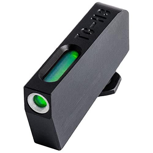 Image of TRUGLO TFX Handgun Sight | Durable Shock-Resistant Compact Brightly Glowing Tritium & Fiber-Optic Xtreme Day /Night Sight for Handguns