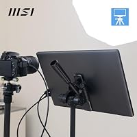 MSI PRO MP161 E2U 15,6 Zoll Full HD Portabler Monitor - 1920x1080 IPS, 60Hz, augenschonend, für PC, Laptop, Mobil, Lautsprecher, verbessertes Gehäuse & Kickstand, Mini-HDMI 2.0b, 2 x USB Type-C – Ansicht 6