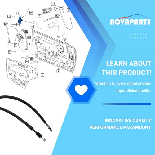 Image of NOVAPARTS 937-984 Front Left Driver Side Door Lock Latch Actuator 68174641AC for 2015-2023 Dodge Challenger 2-Door Replaces # 68174641AD 68174641AE 68174641AF 68174641AG