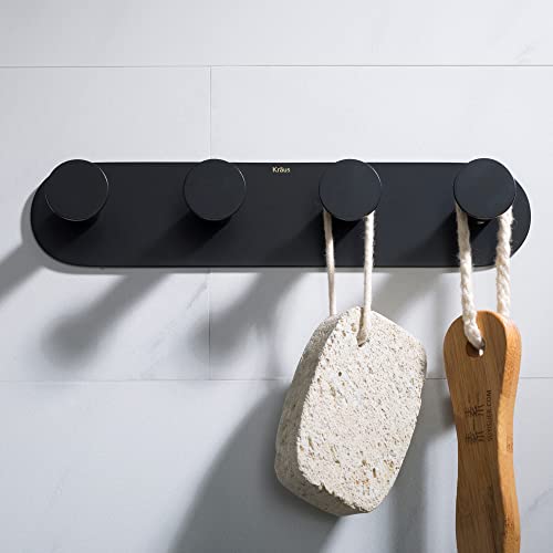 Kraus Kea-18804Bg Elie Bathroom Robe And Towel Hook Rack, 9 Inch, Brushed Gold #TOP1