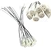 SmartDealsPro 10-Pack G4 Base Ceremic Lamp Holder Socket Cable for Quartz Bulbs,Halogen Lights,LED Lights,Crystal Lights,Grille Lights, Bay Lights, LED Ceiling Lights