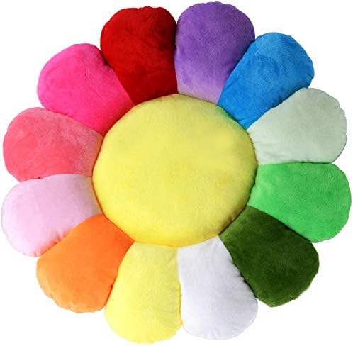 18" Flower Shaped Seating Cushion Sofa Chairs Floor Pillow for Kids Girls Reading Nook Watching TV Bed Room Decoration