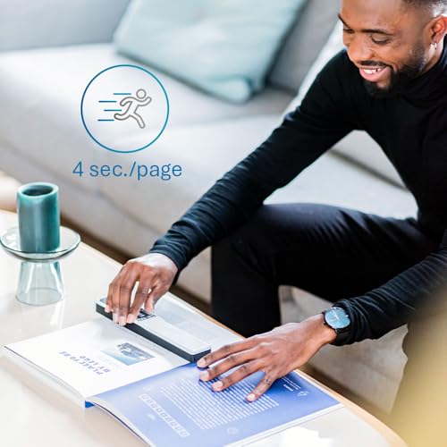 Iriscan Book Scanner Portatile Batteria Senza Fili – V7: Scanner Documenti A4, Editor Pdf Gratuito, Scanner A4 A Word, Pdf, Xls, Scheda Sd, Scansione Tramite Usb, Win Mac - 6