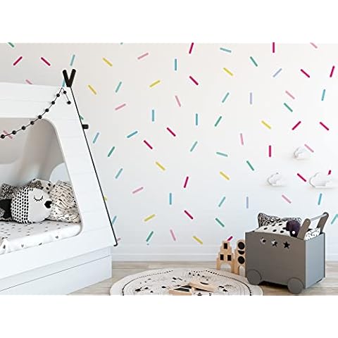 QuoteMyWall Colourful Confetti Wall Stickers Cover