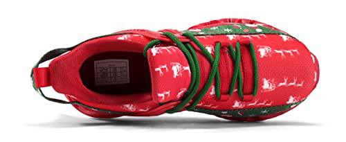 Wonesion Boys Girls Running Walking Shoes Lace Up Casual School Sneakers For Kids Sports Gym #TOP2