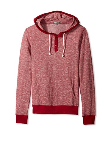 Threads 4 Thought Men's Terry Pullover Henley Hoodie
