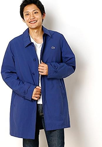 Amazon ラコステ Lacoste ラコステ 耐久性キルティングコート ブルー 46xs Xs コート ジャケット 通販