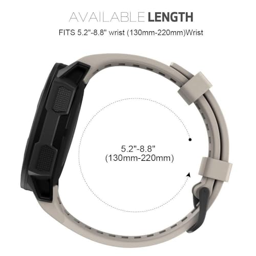 Correa para Garmin Instinct transpirable de silicona 6
