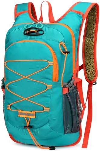 20L Kids Hiking Backpack, Small Hydration Backpack, Waterproof Kids Camping Backpack 8-12, No Water Bladder