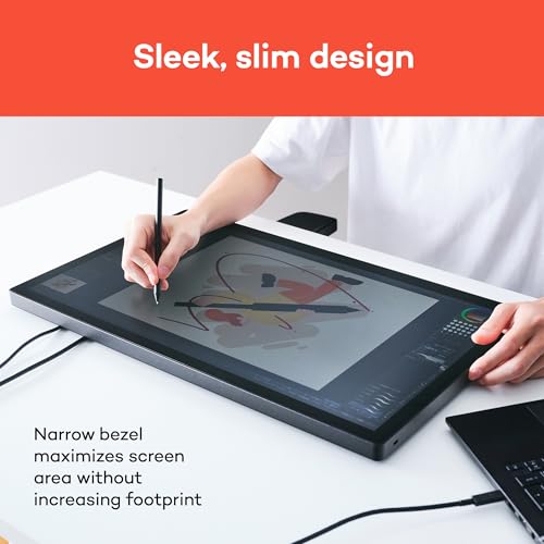Wacom Cintiq 24 Drawing Tablet with Screen, 23.8" inch Display, Pro Pen 3 (Battery-Free), 100% sRGB Pen Display for Artists, Designers, Animation, Game Dev, Works with Mac, PC & Android by Wacom - Image 5