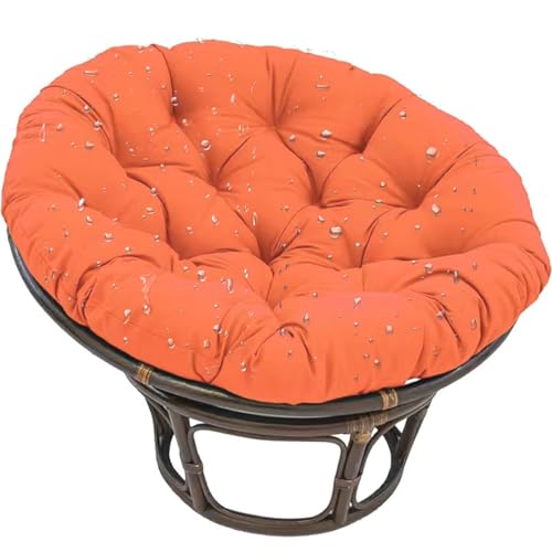Cojín redondo de 70x70 impermeable para silla mecedora de exterior e interior 2