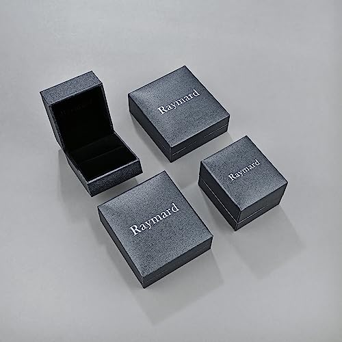Raymard Mens 925 Sterling Silver Signet Rings, 9MM High Polished Rings for Men, Size 8-Black by Raymard - Used condition - Image 6