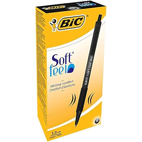Bic Soft Feel Retractable Ballpoint Pens Cover