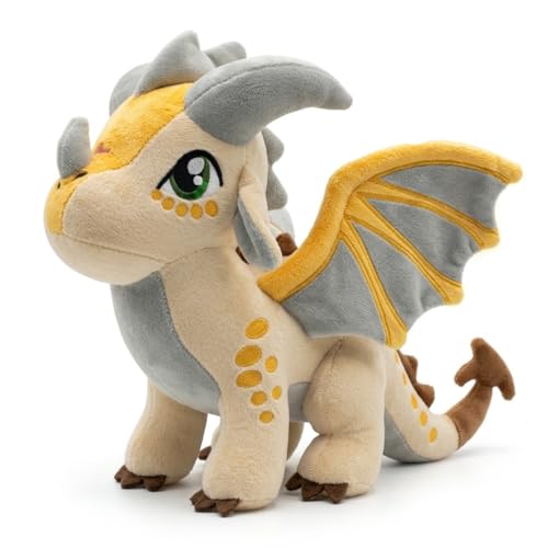 EASELR Wings of Fire Dragon Plush Toy Rainwing Dragon Stuffed Animals Pterosaur Plush Flying Dragon Pillow Plushies Gifts for Fans Kids Boys Girls (sandwing) by EASELR - Used condition - US$15.08