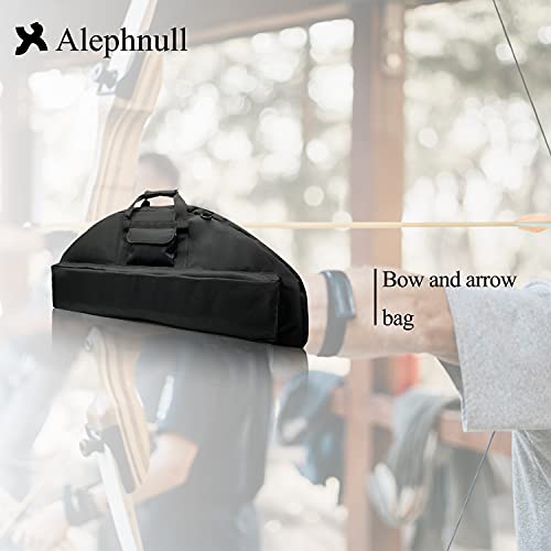 Alephnull Compound Bow Case With Arrow Pocket Soft Bow Bag (Black, 36.5“X16.9) #TOP4