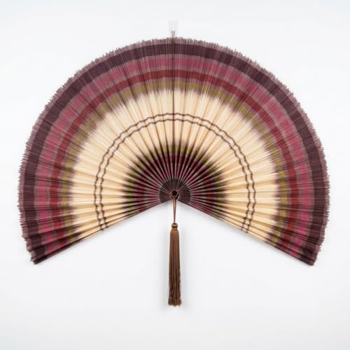 Bamboo Fan Handmade Boho Wall Art