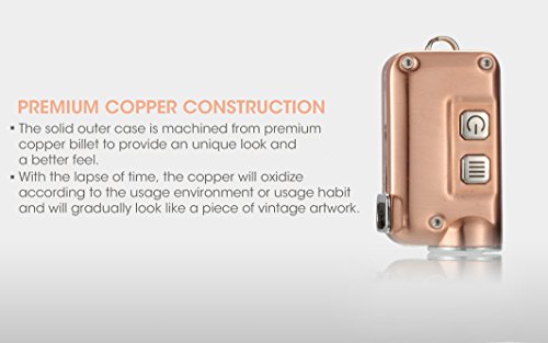 Nitecore Tini 380 Lm Super Small Usb Rechargeable Led Keychain Flashlight Copper #TOP1