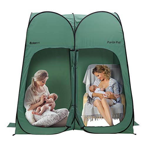 GigaTent Two Room Pop Up Pod, Portable Shower, Camping Shower, Pop Up Changing Tent, Pop Up Privacy Tent, Camping Bathroom