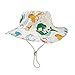 chapeau de soleil Chapeau de bassin imprimé mignon chapeau de pêcheur réglable chapeaux de cruche solaire Hats Summer Beach Sun Floppy Chapeaux Pliable Pliable Cap 2021 ( Color : Green , Size : S )