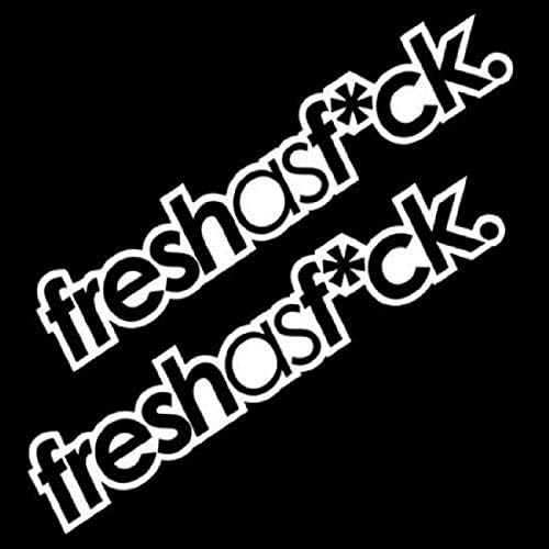 iJDMTOY (2) Funny Cool Slow Fresh As FCK F*ck Drift Racing Style Car Window Bumper Vinyl Decal Stickers