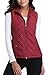 Produktbild MISS MOLY Weste Damen Steppweste Leicht Ärmellose Weste Gilet Jacke ohne Ärmel Rot X-Large