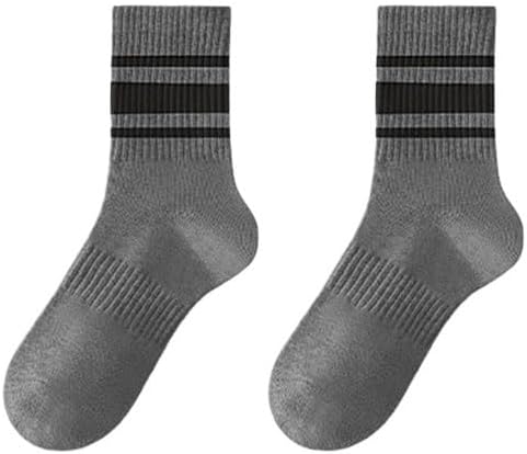 JSEIAJB Sports Trendy Socks, Thickened Men's Socks, Cotton Middle Tube for Warmth In Autumn and Winter