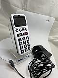 Doro HandleEasy 328gsm, con pulsanti grandi, colore: bianco