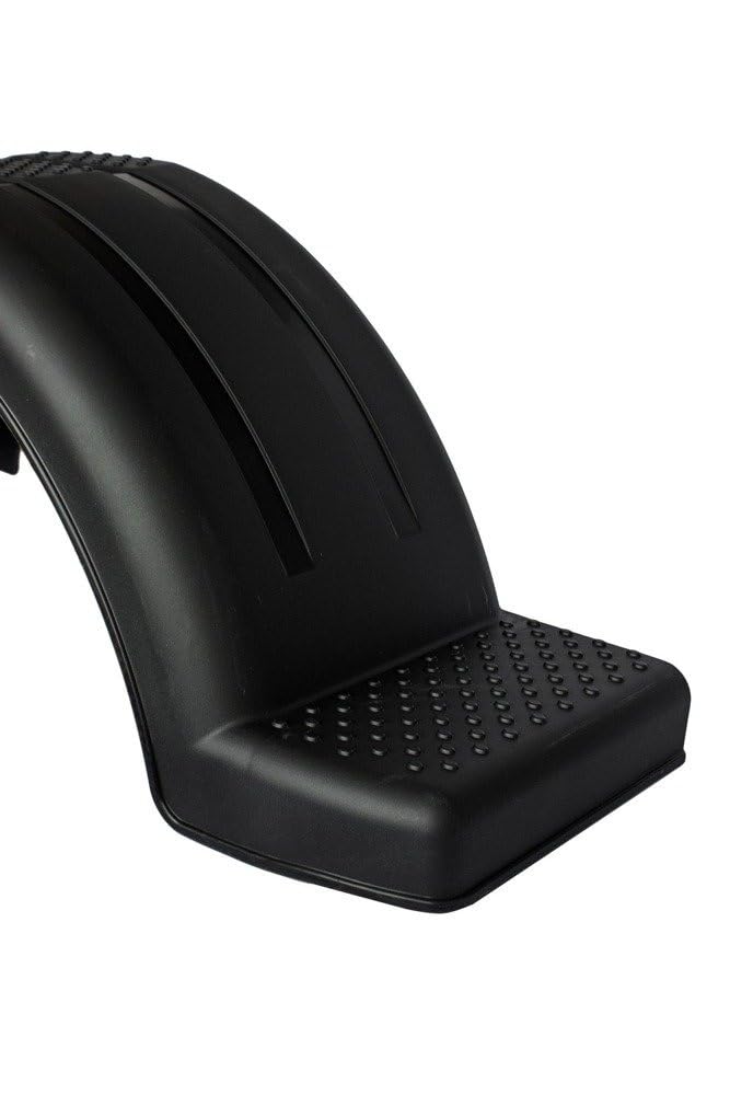 DOMAR Parafango Singolo da 13 a 14 Pollici in plastica per rimorchio Barca 950 x 240 mm passaruota Resistente all'Acqua con Fondo Piatto per Una Protezione Contro Il Fango