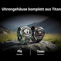 OnePlus Watch 4 Smartwatch 47mm, LTPO OLED Display Display, 43g Ganzgehäuse aus Titan, bis zu 16 Tage Akkulaufzeit, 60-Sekunden-Wellness-Übersicht, Schlaf-, Herzfrequenz, über 100 Sportmodi, Schwarz – Ansicht 3