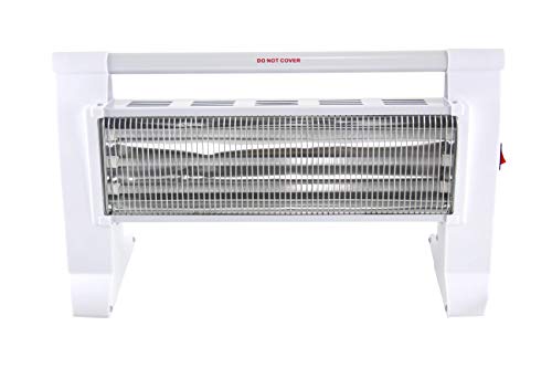 Bastilipo QH-1200 Estufa de infrarrojos-QH-1200, Blanco, 54 X 13 X 26 Cm