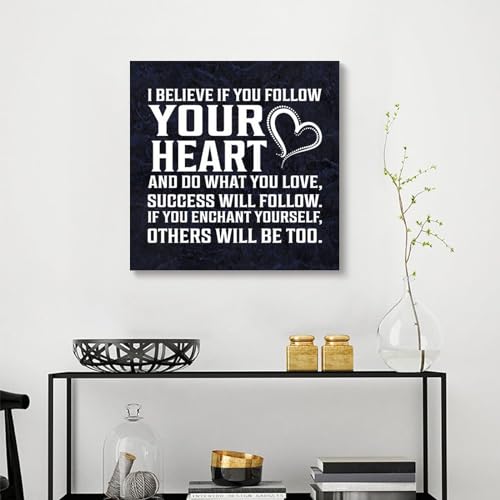 Lienzo de pared con frases para transformar habitaciones aburridas 4