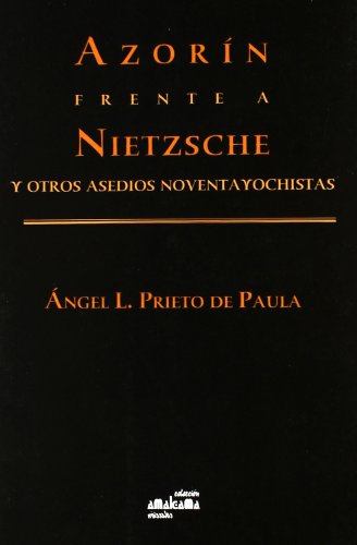 Portada de Azorín frente a Nietzsche y otros ensayos noventayochistas