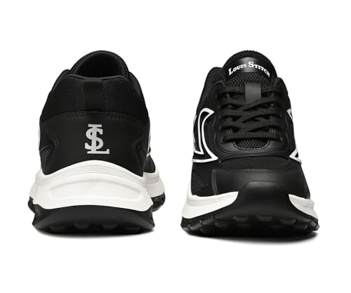 Image of LOUIS STITCH Men's Lightweight Athleisure Sport Shoes | Ultra Cushioned Sole | Casual Lace-Up Sneaker and Athleisure Wear | Perfect for Casual, Gym & Travel Wear | LS-AT-FS03