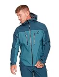 RevolutionRace Silence Proshell Jacket, Herrenjacke, belüftete und wasserdichte Jacke für Wanderungen und andere Outdoor-Aktivitäten, Ocean Teal, L