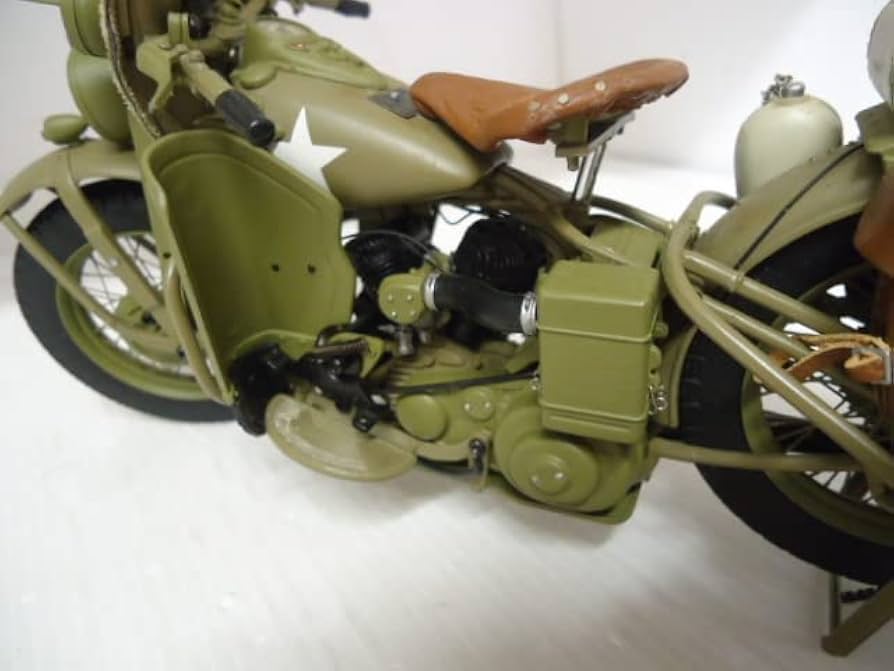 フランクリンミント社製軍用ハーレーバイクミニカー 訳あり フランクリンミントHARLEY DAVIDSONハーレーダビッドソン